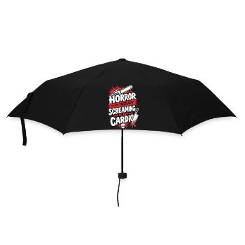 Horror Therapy Is My Cardio - Umbrella (small) - black - Front