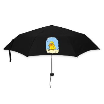 War-Duck - Regenschirm (klein) - Schwarz - Vorne