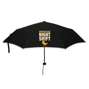 Menopause Night Sweats Hot Flash Humor Gift - Umbrella (small) - black - Front