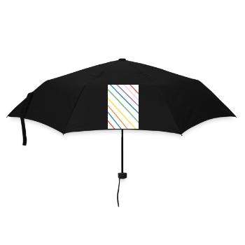 Creativity-Time - Regenschirm (klein) - Schwarz - Vorne