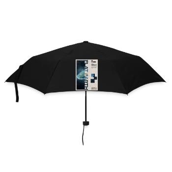Flacherde-Theorie Moderne Kunst - Regenschirm (klein) - Schwarz - Vorne