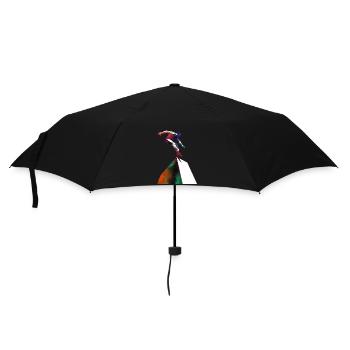 Parkour-Sportkunst - Regenschirm (klein) - Schwarz - Vorne