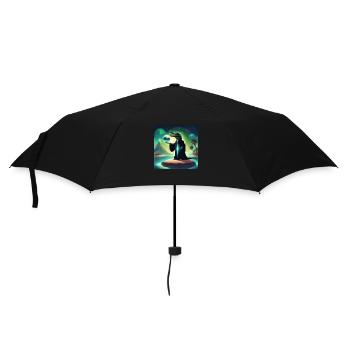 Vokasma 🔮🔮🔮 - Regenschirm (klein) - Schwarz - Vorne