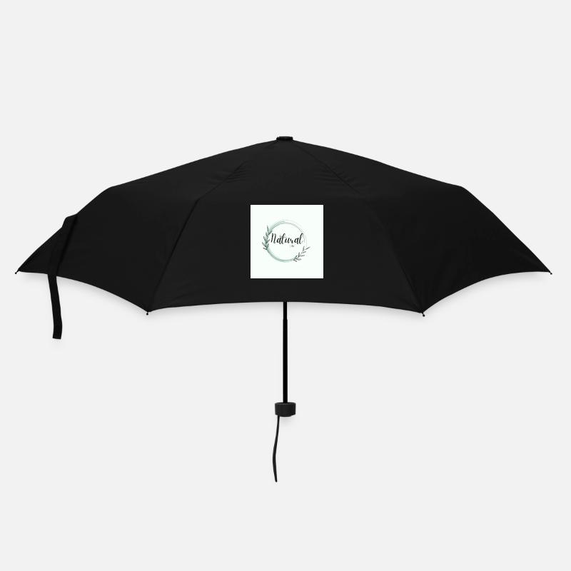 Natural Life rainbow butterfly created - Umbrella (small) - black