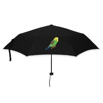 Perruche jaune I - Parapluie standard - noir - Devant