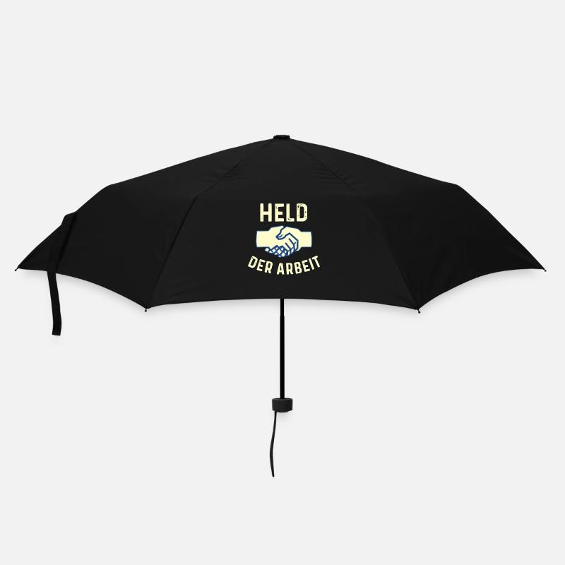 DDR - Held der Arbeit - Kommunist - Regenschirm (klein) - Schwarz