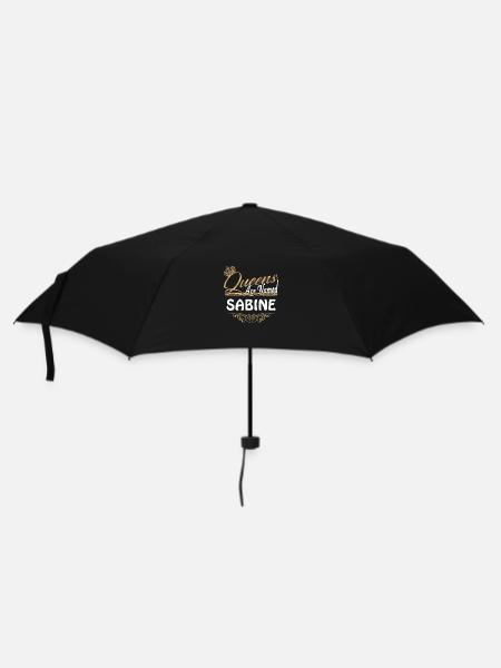 Queens Are Named Sabine Lustiges Geschenk - Regenschirm (klein) - Schwarz