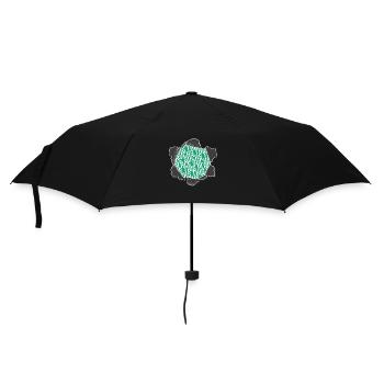 All Alien I Don't Speak Human Geek Birthday Present - Umbrella (small) - black - Front