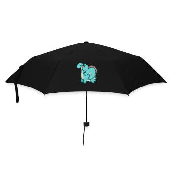 hugadino hugattack, dino, cute dinosaur - Umbrella (small) - black - Front