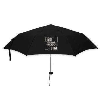 never underestimate - Umbrella (small) - black - Front