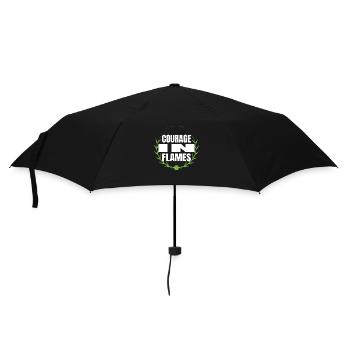 valor strength of character birthday present - Umbrella (small) - black - Front