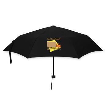 Camionnage et buckin - Parapluie standard - noir - Devant