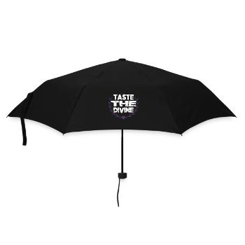 culinary experiences jokes quote - Regenschirm (klein) - Schwarz - Vorne