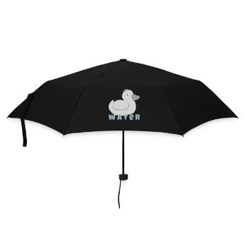 duckling water - Umbrella (small) - black - Front