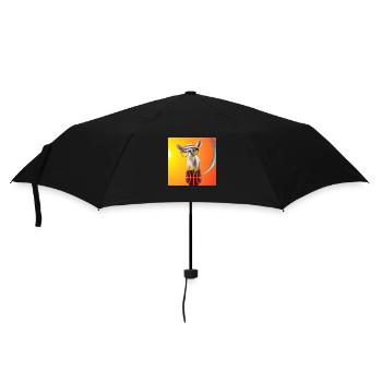 GOAT flyin by ALLEYHOP - Umbrella (small) - black - Front