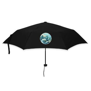 Waves - Umbrella (small) - black - Front