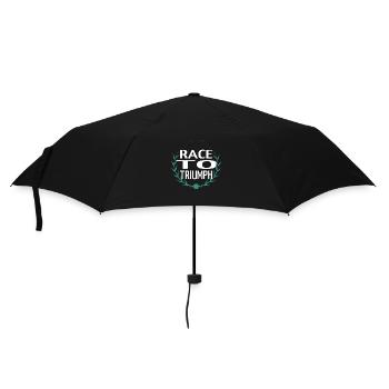 Joke Excitement in Life Horse Racing - Umbrella (small) - black - Front
