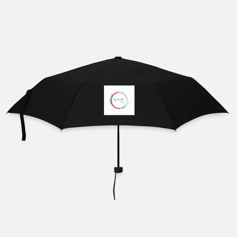 Rainbow butterfly créa - Parapluie standard - noir