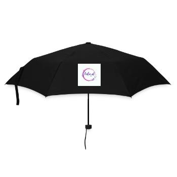 rainbow butterfly créa - Parapluie standard - noir - Devant