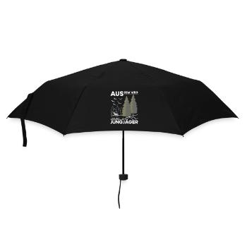 Jungjäger - Regenschirm (klein) - Schwarz - Vorne