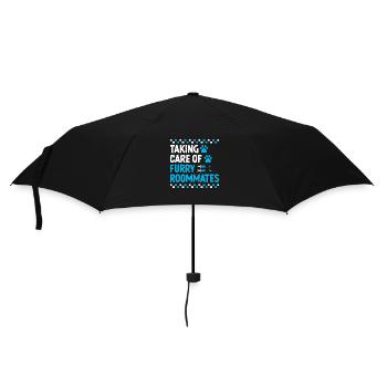 Sich um pelzige Mitbewohner kümmern Verterinarian - Regenschirm (klein) - Schwarz - Vorne