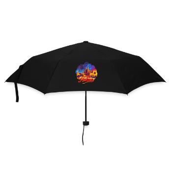 Palma Capital Mallorca Silhouette Gift - Umbrella (small) - black - Front