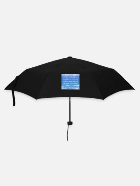 Vatertag - Regenschirm (klein) - Schwarz