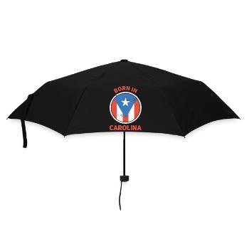 Caroline Porto Rico - Parapluie standard - noir - Devant