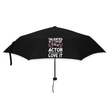 Actress Rehearsal Theatre Play Opera - Umbrella (small) - black - Front