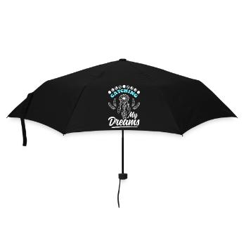 Dreaming Feathers Wishing Esotericism - Umbrella (small) - black - Front