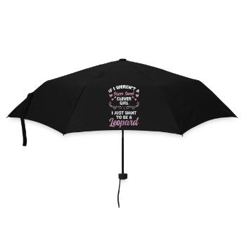 Chat léopard des champs sauvages - Parapluie standard - noir - Devant