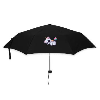 Astronaute Licorne Koala - Parapluie standard - noir - Devant