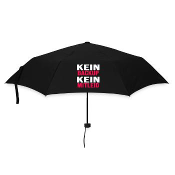 informatik backup nerd coder download gamer - Regenschirm (klein) - Schwarz - Vorne