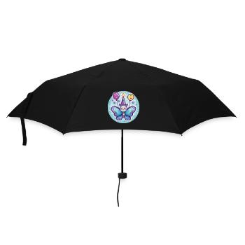 Papillon Anniversaire Bébé - Parapluie standard - noir - Devant