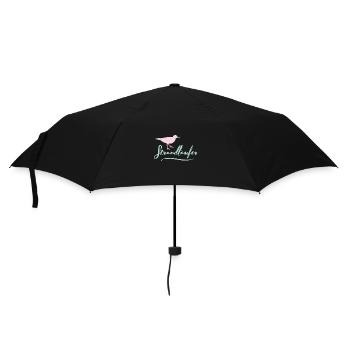 Strandläufer - Regenschirm (klein) - Schwarz - Vorne