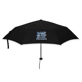 Geduld? Als hätte ich Zeit für sowas - Regenschirm (klein) - Schwarz - Vorne