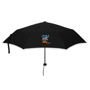 Artisan d’abord, discussion après - Parapluie standard - noir - Devant