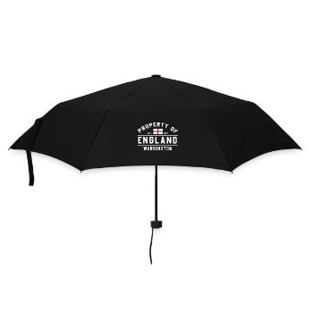 England Warrington Flagge Design - Regenschirm (klein) - Schwarz - Vorne