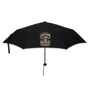 Janvier 1995 28 Ans Rétro Cadeau D'anniversaire - Parapluie standard - noir - Devant