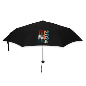 Edition limitée depuis 2024 Anniversaire Millésime 2024 - Parapluie standard - noir - Devant