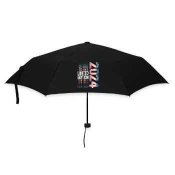 Edition limitée depuis 2024 Anniversaire Millésime 2024 - Parapluie standard - noir - Devant