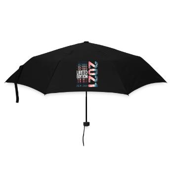 Edition Limitée depuis 2021 Anniversaire Millésime 2021 - Parapluie standard - noir - Devant