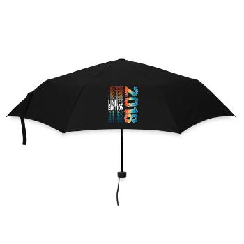 Limited Edition since 2018 Birthday Vintage 2018 - Umbrella (small) - black - Front