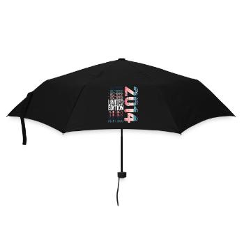 Edition limitée depuis 2014 Anniversaire Millésime 2014 - Parapluie standard - noir - Devant
