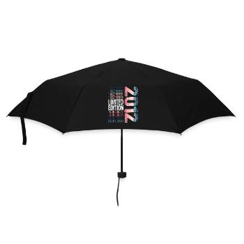 Limited Edition seit 2012 Geburtstag Vintage 2012 - Regenschirm (klein) - Schwarz - Vorne