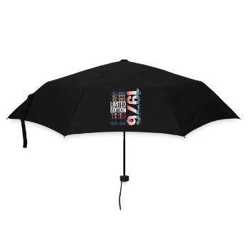 Edition limitée depuis 1976 Anniversaire Millésime 1976 - Parapluie standard - noir - Devant