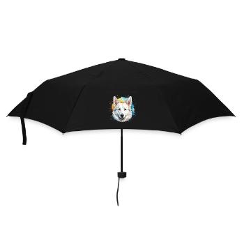 Berger blanc Suisse rayon de soleil - Parapluie standard - noir - Devant