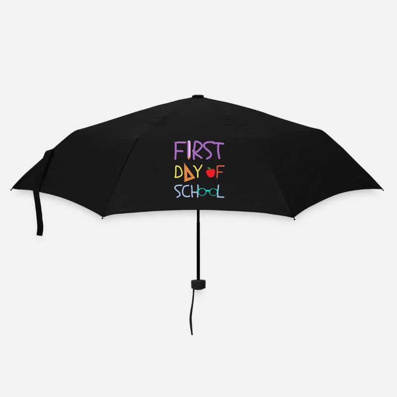 First day of school DESIGN - Parapluie standard - noir