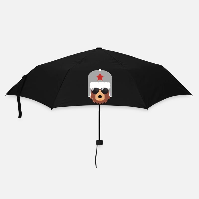 Russian bear, Russia, Putin, - Umbrella (small) - black