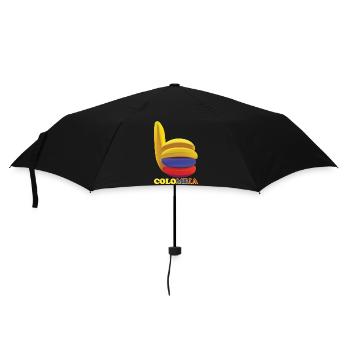 plátano Colombia banane  - Regenschirm (klein) - Schwarz - Vorne
